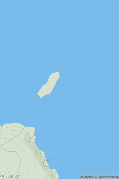 Thumbnail image for An Garbh-eilean [Cape Wrath Peninsula] showing contour plot for surrounding peak